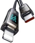 Mcdodo Cablu de date Mcdodo Type-C - Lightning Display Auto Power Off, Fast Charging, 1.2m, 36W, Negru