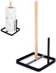 Vilde Papírtörlőtartó, Vilde, Praktikus, Tartós, Univerzális, 15 x 15 x 30 cm, Fekete (229093)