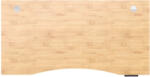 FlexiSpot Ergonomikus ívelt asztallap, 140x70cm, Bambusz (TOP-C1407-BAMBOO)