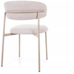  Elton Brego Étkezőszék Világos Bézs Szövet Kárpittal