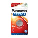 Panasonic elem CR2032, ipari, 1db/csomag CR-2032/BS (CR-2032/BS)