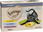 Feringa 12x70g Feringa macskaleves nedves macskatáp Mix (csirke, lazac, csirke & tonhal)