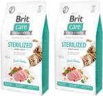 Brit BRIT Care Cat Grain Free Sterilizált Sterilizált Húgyúti Egészség 2x7kg