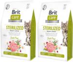 Brit BRIT Care Cat Gabonamentes, ivartalanított macskáknak, immunrendszer támogatására 2x7kg