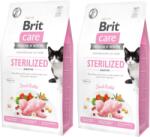 Brit Brit Care Cat Grain-Free Sterilized Sensitive nyúllal 2x7kg