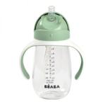 BÉABA Cana cu pai din Tritan Beaba 300 ml Sage Green (B913533)