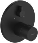 Hansa Home - Termosztatikus keverő 2 készülékhez, süllyesztett, matt fekete színű 8862904533 (8862904533)