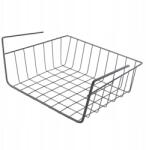  Polcra Akasztható Kosár Rendszerező Fém Fekete 32 X 22 X 11.5 CM (7237231245789)