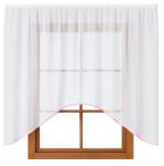  Függöny Lányoknak Rózsaszín Szegély Magdolna Szalagon 500x180 (88R4R0)