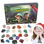  Adventi naptár Ásványkristályokkal Kövek 24 nap Ajándék (Blackblindbox 24pcs)