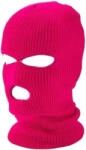 Balaclava - kötött szopóálarc 3 nyílással (sötét pink)