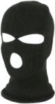Balaclava - kötött szopóálarc 3 nyílással (fekete)