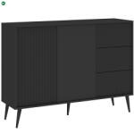 INTERMEBLE BARCELONA Komód Antracit Színben. 135 cm