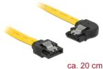Delock Cablu SATA Delock 6 Gb/s cu conector drept Conector SATA orientat spre stânga