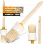 TRCR Ecset Kerek 50 mm Festmény Falfesték Bútor Festék Fa Z1-T (SE030107601)