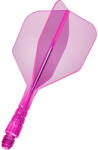 Mission Fluturas si tija darts Mission Force 90 Vortex roz neon, No6 si tija scurta (M002080)