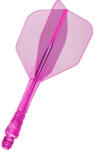 Mission Fluturas si tija darts Mission Force 90 Vortex roz neon, No6 si tija medie (M002081)