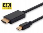MicroConnect 4K Mini DisplayPort Hdmi átalakító (MDPHDMI1B-4K)
