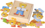 Bigjigs Toys Fa öltöztető játék - medve (BJ765)