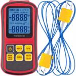 Reball Digitális Hőmérő Kettős Hőmérséklet Mérő GM1312 Két Hőelem K (CYFROWY TERMOMETR GM1312 2x SONDA APP0000172)