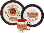 Stor Stranger Things étkészlet, micro műanyag szett JVL22258 (JVL22258)