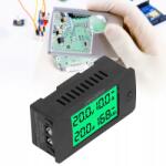  2 az 1-ben Panel Modul Voltmérő Ampermérő Teljesítménymérő DC5-12V