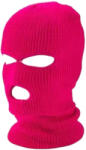 Balaclava - kötött szopóálarc 3 nyílással (sötét pink) (5999576181921)