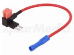 4CarMedia Splitter auto micro 10A 2 sigurante micro 1mm2 culoare rosu 4CarMedia (ROZ.05) - pretexpert