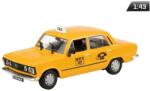 Welly Makett autó, 1: 43 Fiat 125p, sárga