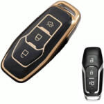  Ford 3 gombos smart kulcs TPU tok fekete arany (TFO055AFK)