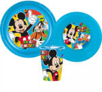  Disney Mickey Cool Summer étkészlet, műanyag szett (JVL55554) - oliviashop