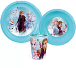  Disney Jégvarázs Blue Forest étkészlet, műanyag szett (JVL55553) - oliviashop