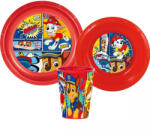  Mancs Őrjárat Comic étkészlet, műanyag szett (JVL55556)