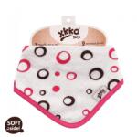  Xkko nyálkendő patentos bambusz magenta buborékok BMBBND007 (BMBBND007-32185483)