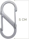 NITE IZE Karabína S-Biner #2 Dual - stainless (SB2-03-11)