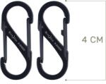 NITE IZE Karabína S-Biner #1 Dual - black, set 2ks (SB1-2PK-01)