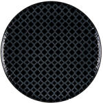 Polonia Set 4x Farfurie din portelan de culoare neagra, 26 cm, model Marakesh (4xMAR260N)