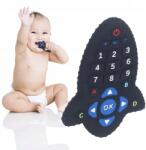  rágóka alakú rakéta élelmiszer szilikon biztonságos a csecsemők számára (NVYHD8252)