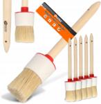 Polax 5x Festő ecset Kerek 50 mm Bútorfestés Falfesték Lakk Z1-P (08-007(X5))