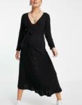 Asos Fekete Klasszikus Szellős Kismama Ruha Kötött Hosszú Ujjú Asos 38
