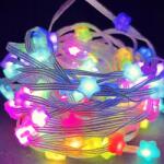 oldBro Dreamcolor Led girland 5m, 33 Rgb csillag - távirányító és applikáció vezérlés (CC240618)