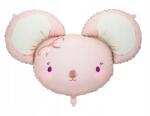 Party Deco Fólia lufi Egérke, 96x64 cm, világos rózsaszín