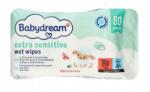 Babydream nedves törlőkendő Extra Sensitive 80 (052235)