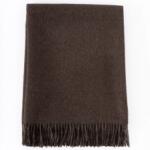 Interblanket Луксозно Одеяло От 100% Бейби Алпака Вълна - Кафяв | 130×180 См, 500 Г