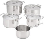 JUDGE Set oale 9 piese Judge Essentials, otel inoxidabil 18 10, 16 18 20 24 cm, argintiu (HO-S7C1X)
