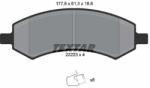TEXTAR Set placute frana TEXTAR 2222301 (2222301)