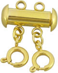 Troli Aranyozott elválasztó kapocs 2 lánchoz és karkötőhöz