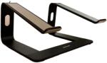 Spacecase laptopállvány, alumínium, fekete, minimalista kivitel, kompatibilis a 11-17, 3"-os laptopokkal (mbrands_5903943294701)