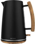 Cecotec Fierbator de apa Cecotec Thermosense 400, cu maner din lemn, 3000 W, 1.7 L, Negru (354) Fierbator