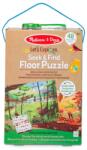Melissa & Doug Двустранен пъзел Melissa & Doug - Let's Explore, 48 части (30833) - ozone